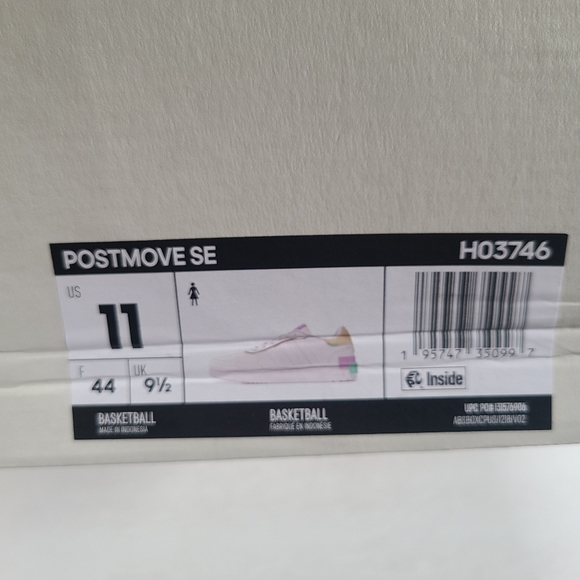 Adidas Postmove SE White Sneakers Women\'s Size 11